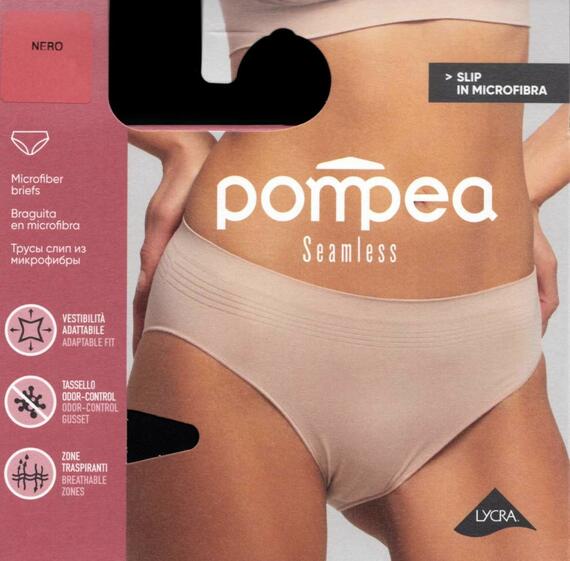 Seamless microfiber briefs Pompea Seamless art. Slip - underwear