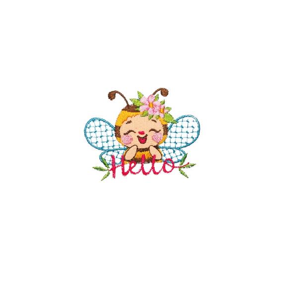GREMBIULE ASILO BAMBINA SIGGI 33GR4174 RICAMO APE
