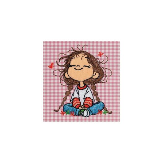 GREMBIULE ASILO BAMBINA SIGGI 33GR4333 RICAMO BIMBA