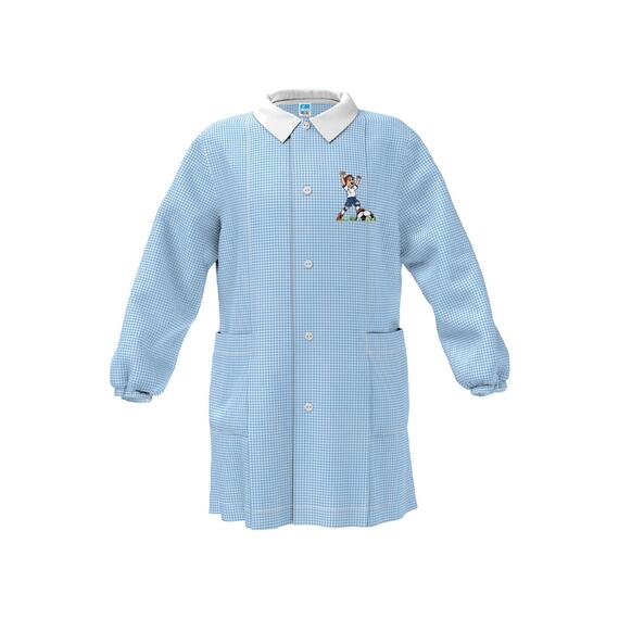 GREMBIULE ASILO BAMBINO SIGGI 47GR4363 RICAMO CALCIATORE