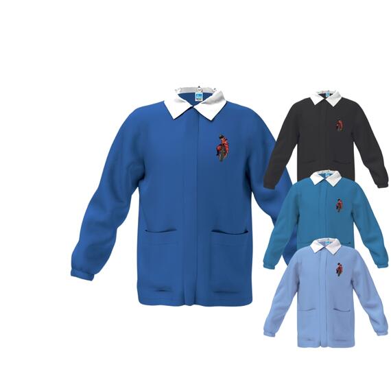 CASACCA SCUOLA BAMBINO SIGGI 33CS1888 RICAMO MOTO