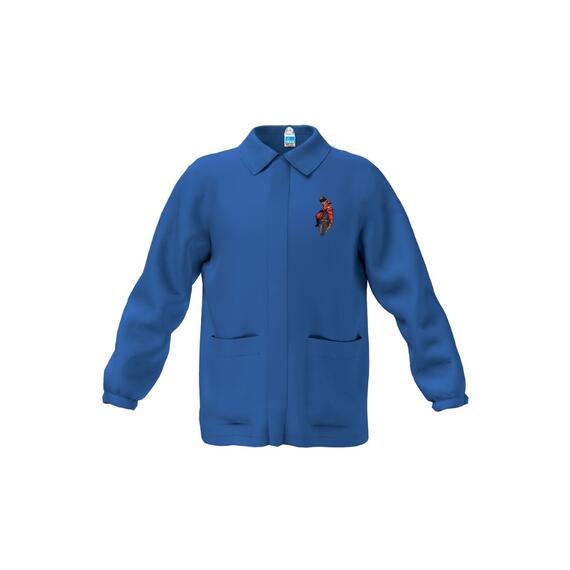 SIGGI 33CS1888 CHILDREN'S SCHOOL JACKET WITH MOTORCYCLE EMBROIDERY