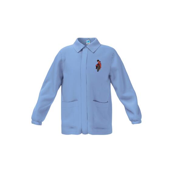 SIGGI 33CS1888 CHILDREN'S SCHOOL JACKET WITH MOTORCYCLE EMBROIDERY
