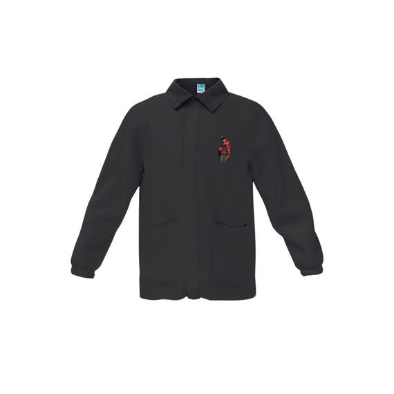 SIGGI 33CS1888 CHILDREN'S SCHOOL JACKET WITH MOTORCYCLE EMBROIDERY