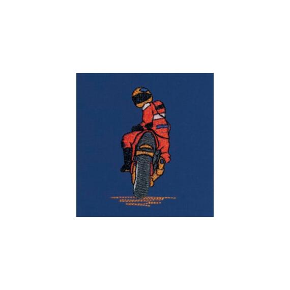 CASACCA SCUOLA BAMBINO SIGGI 33CS1888 RICAMO MOTO