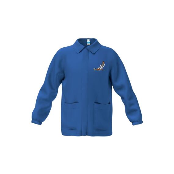 SIGGI 33CS1891 CHILDREN'S SCHOOL JERSEY WITH FOOTBALLER EMBROIDERY