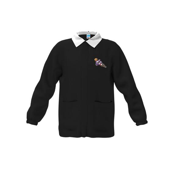 CASACCA SCUOLA BAMBINO SIGGI 33CS1840 RICAMO MOTOCROSS