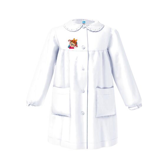 GREMBIULE ASILO BAMBINA SIGGI 33GR4173 RICAMO BIMBA FARFALLE