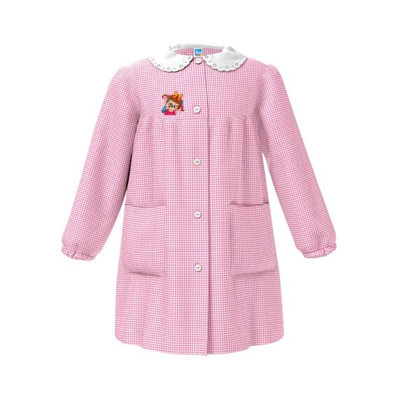 GREMBIULE ASILO BAMBINA SIGGI 33GR4173 RICAMO BIMBA FARFALLE