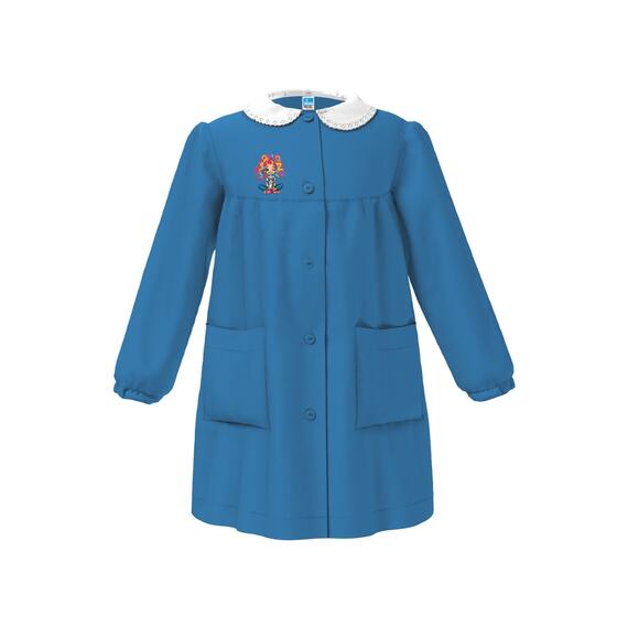 GREMBIULE SCUOLA BAMBINA SIGGI 33GR4366 RICAMO RAGAZZA