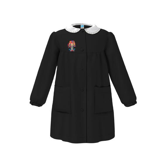 GREMBIULE SCUOLA BAMBINA SIGGI 33GR4366 RICAMO RAGAZZA