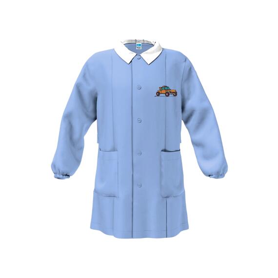 GREMBIULE SCUOLA BAMBINO SIGGI 33GR4393 RICAMO AUTO