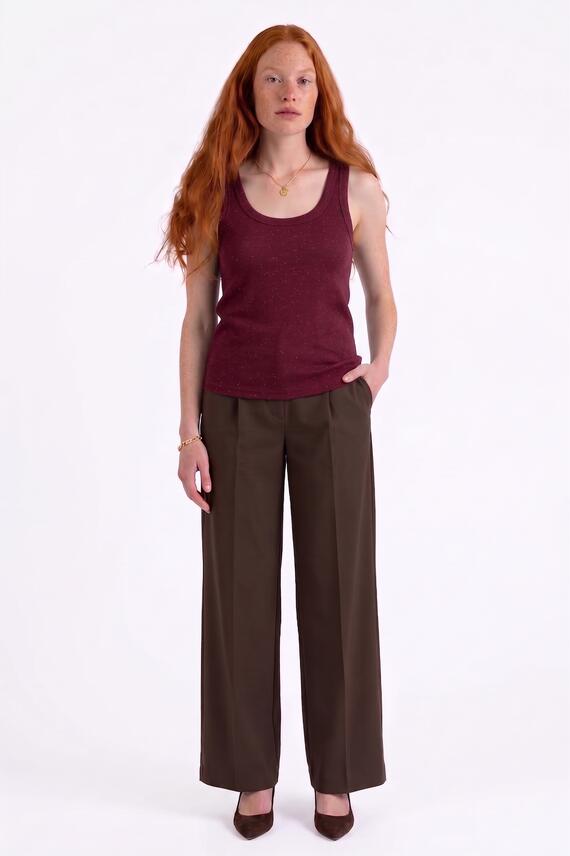Canotta in lurex Fiorenza Amadori T6702T127
