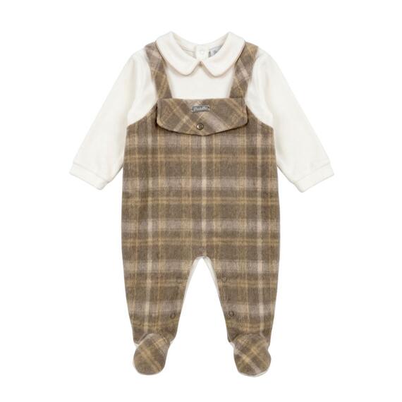 TUTINA NEONATO IN CINIGLIA SALOPETTE PASTELLO TC030AH