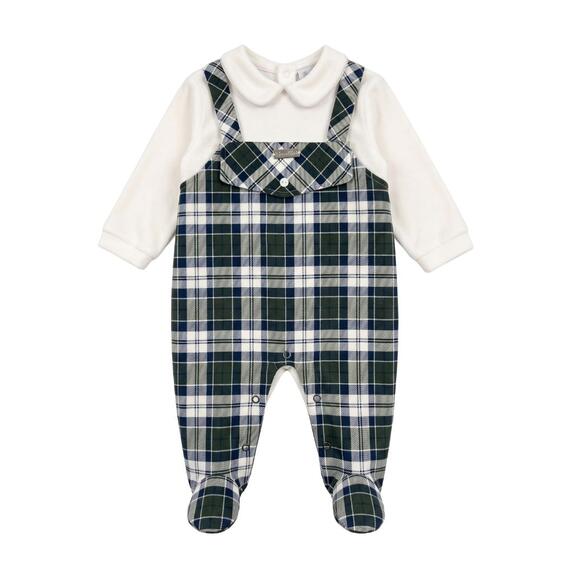 TUTINA NEONATO IN CINIGLIA SALOPETTE PASTELLO TC030AH
