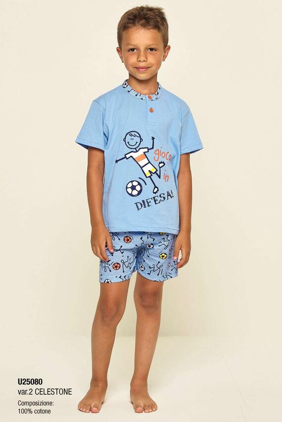 Gary U35080 children's short cotton jersey pajamas 8/10 years