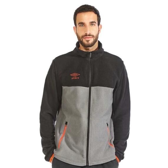 UMBRO 30260 MĘSKI BLUZA POLAROWA Z ZAPIĘCIEM NA CAŁY ZAMEK