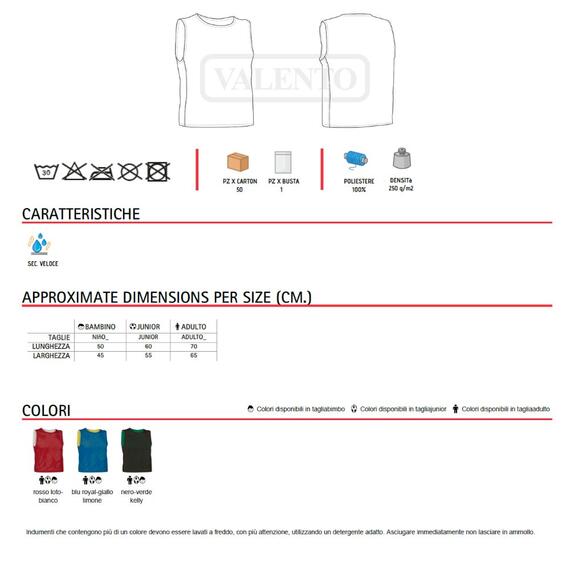 Pettorina reversibile Parade Valento