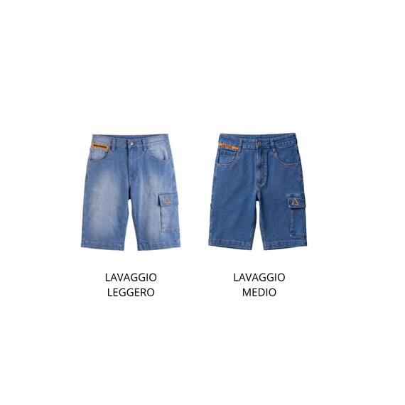 BERMUDA UOMO DA LAVORO IN JEANS WOLFRIDGE WR152