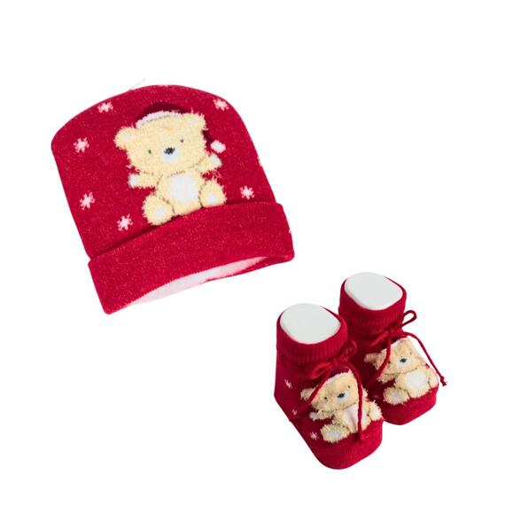 SET NEONATO BERRETTA+SCARPINA NATALE MAFER XNA4752
