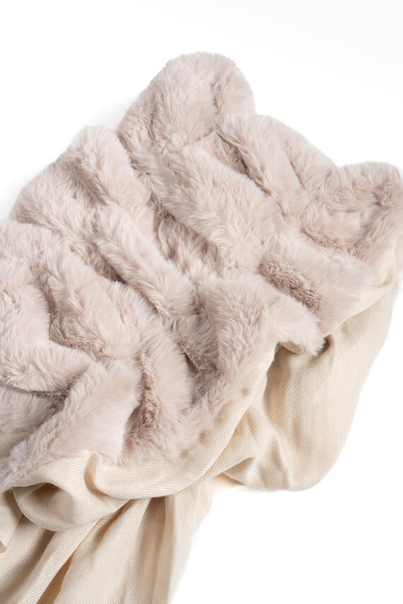 SCIARPA DONNA CON PELLICCIA FIORENZA AMADORI 63005N
 