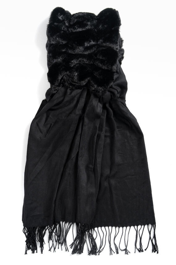 SCIARPA DONNA CON PELLICCIA FIORENZA AMADORI 63005N
 