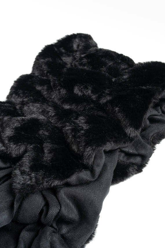 SCIARPA DONNA CON PELLICCIA FIORENZA AMADORI 63005N
 