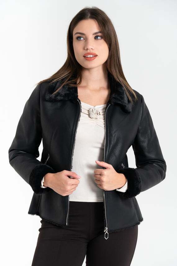FIORENZA AMADORI HW113 WOMEN'S ECO-LEATHER JACKET