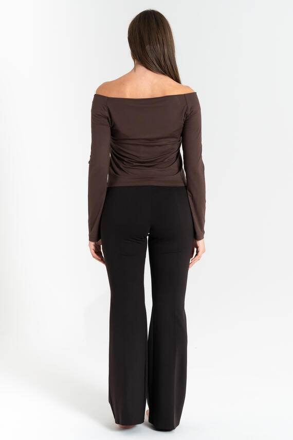 FIORENZA AMADORI P3244 WOMEN'S FLARED TROUSERS IN MILANO STITCH