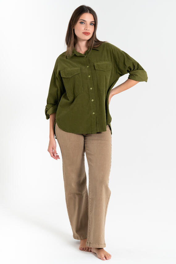 FIORENZA AMADORI WOMEN'S VELVET SHIRT 82629