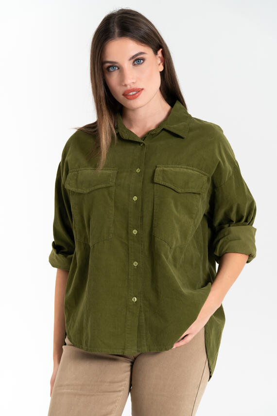 FIORENZA AMADORI WOMEN'S VELVET SHIRT 82629