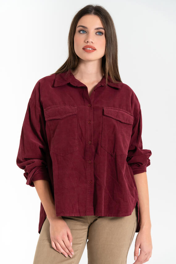 FIORENZA AMADORI WOMEN'S VELVET SHIRT 82629