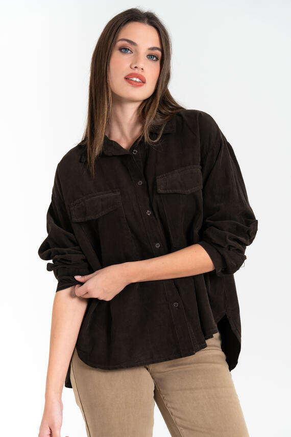 FIORENZA AMADORI WOMEN'S VELVET SHIRT 82629