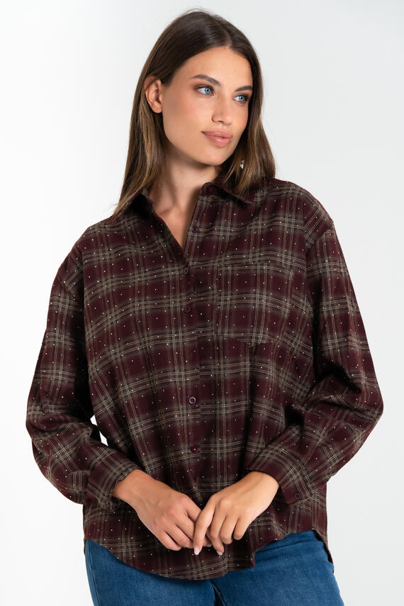 FIORENZA AMADORI V635 WOMEN'S WARM COTTON TARTIN SHIRT