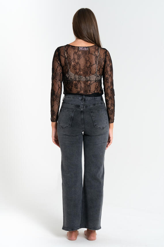 FIORENZA AMADORI WH-3187 WOMEN'S WIDE FIT JEANS WITH RHINESTONE