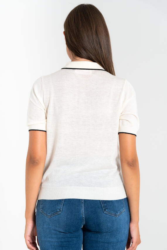 POLO DONNA MEZZA MANICA LANA VISCOSA FIORENZA AMADORI 6255