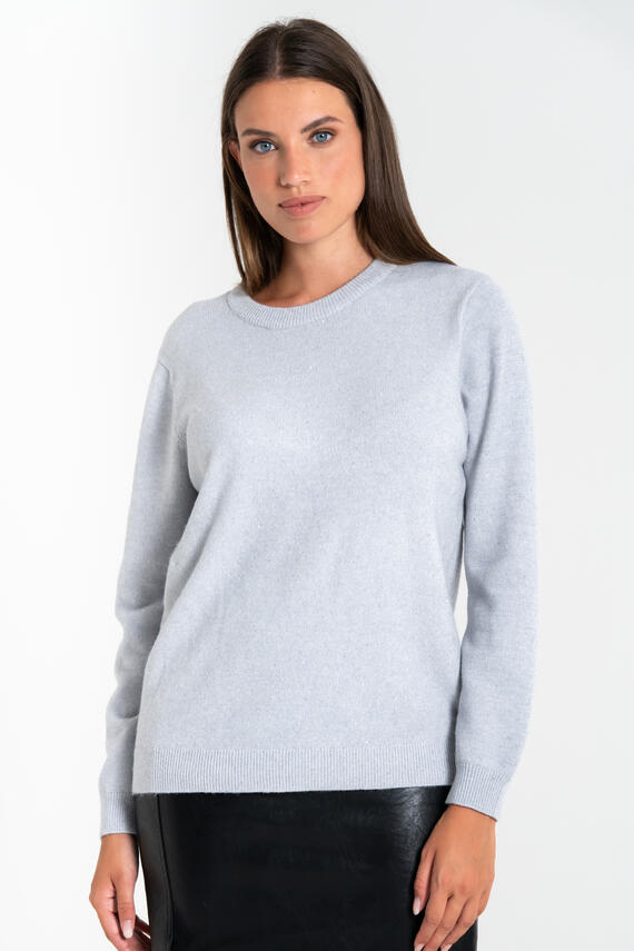 MAGLIONE DONNA LUREX GIROCOLLO FIORENZA AMADORI 73300 