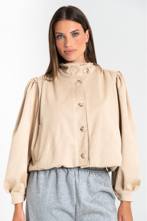FIORENZA AMADORI 24581 WOMEN'S SUEDE BOMBER JACKET