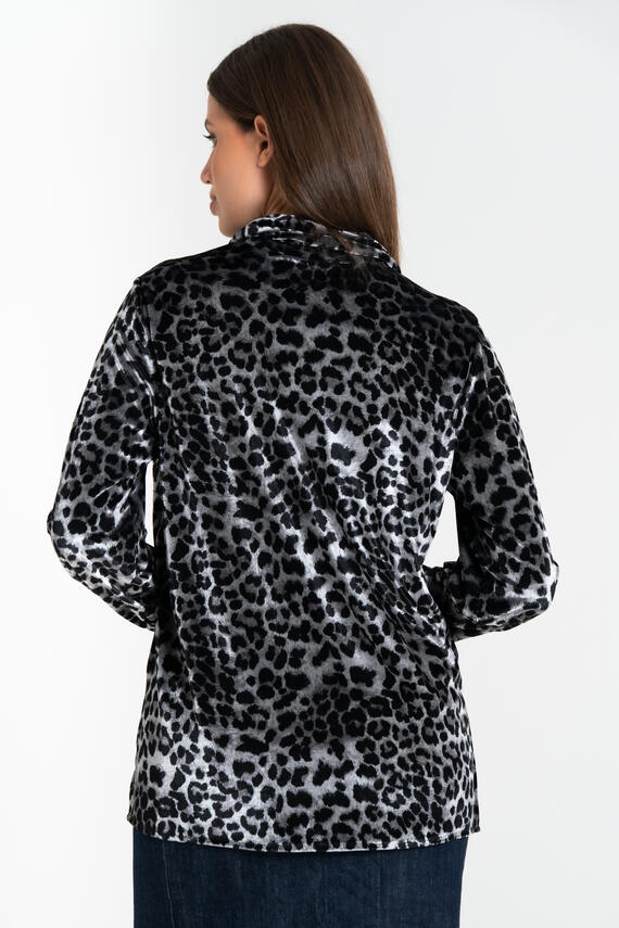 FIORENZA AMADORI LC10499 WOMEN'S LONG-SLEEVE CHENILLE SHIRT