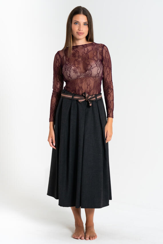 JUPE LONGUE EN VISCOSE FIORENZA AMADORI MK129.800 POUR FEMME