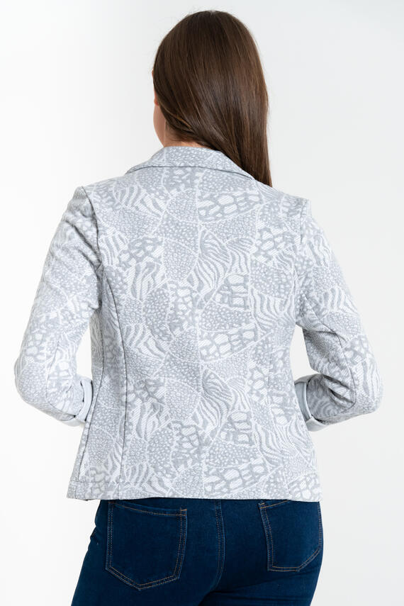 FIORENZA AMADORI WOMEN'S PYTHON PRINT BLAZER JACKET MG06E.655