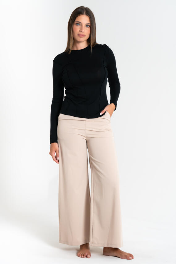 WOMEN'S PALAZZO TROUSERS IN VISCOSE FIORENZA AMADORI MP125.193