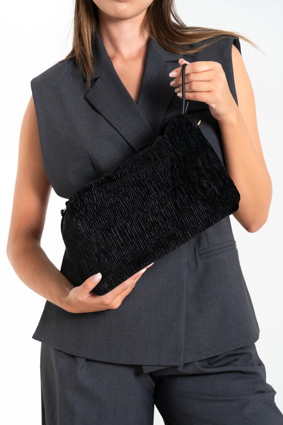 FIORENZA AMADORI FF27415 WOMEN'S VELVET CLUTCH