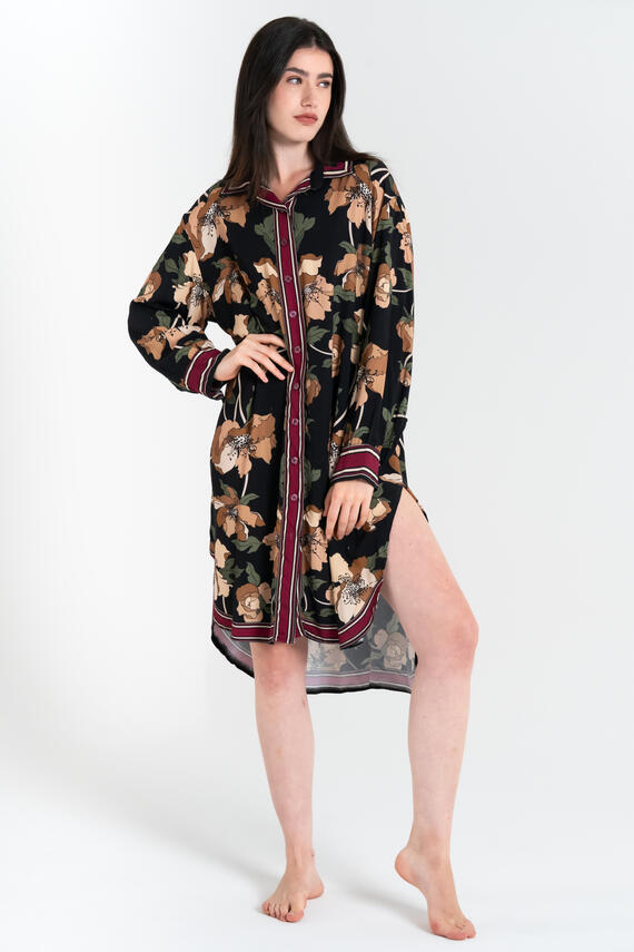 FIORENZA AMADORI 34586 FLORAL CHEMISIER FÜR DAMEN