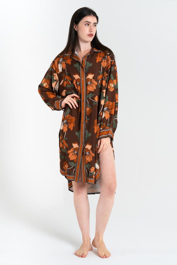 FIORENZA AMADORI 34586 FLORAL CHEMISIER FÜR DAMEN