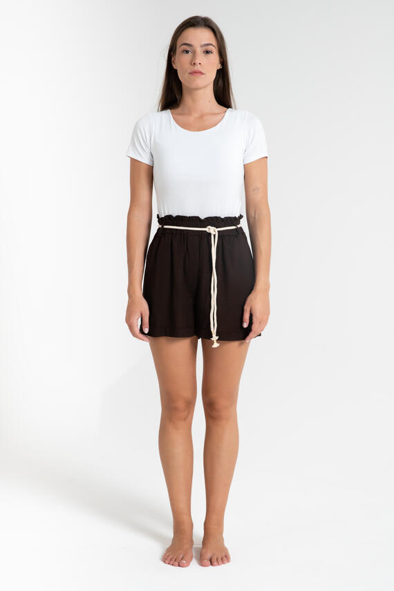 SHORT DI LINO DONNA ELASTICIZZATO FIORENZA AMADORI 7860