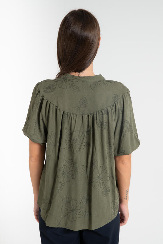 CAMICIA DONNA RICAMATA FIORENZA AMADORI MC267.763 