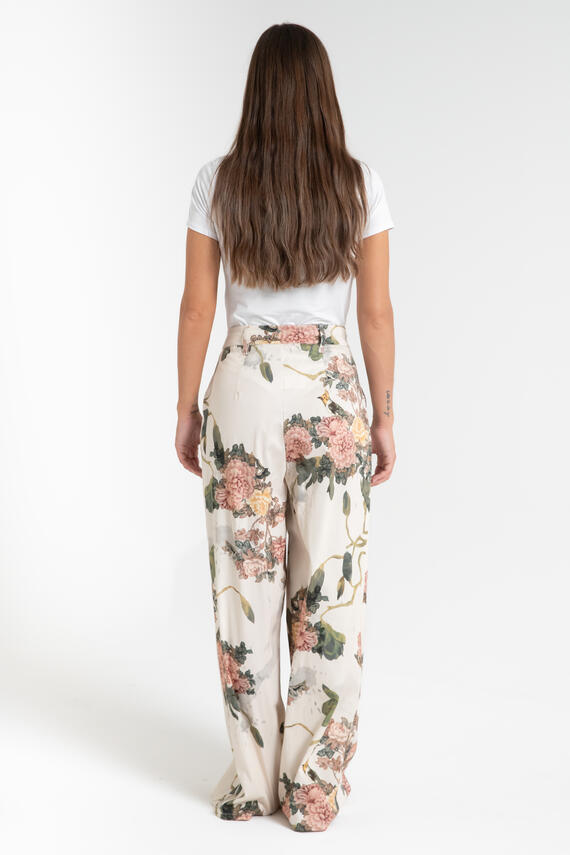 PANTALONE DONNA LUNGO FLOREALE FIORENZA AMADORI MP222.363 
 
