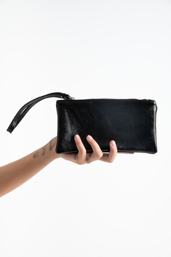 POCHETTE RETTANGOLARE VERA PELLE FIORENZA AMADORI 
 