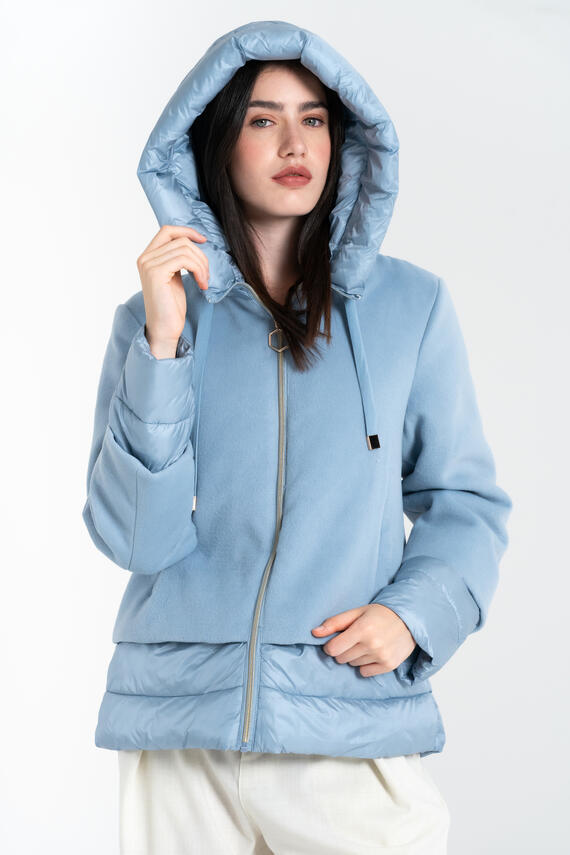 FIORENZA AMADORI HW106 DAMEN-DAUNENJACKE MIT HOHEM KRAGEN